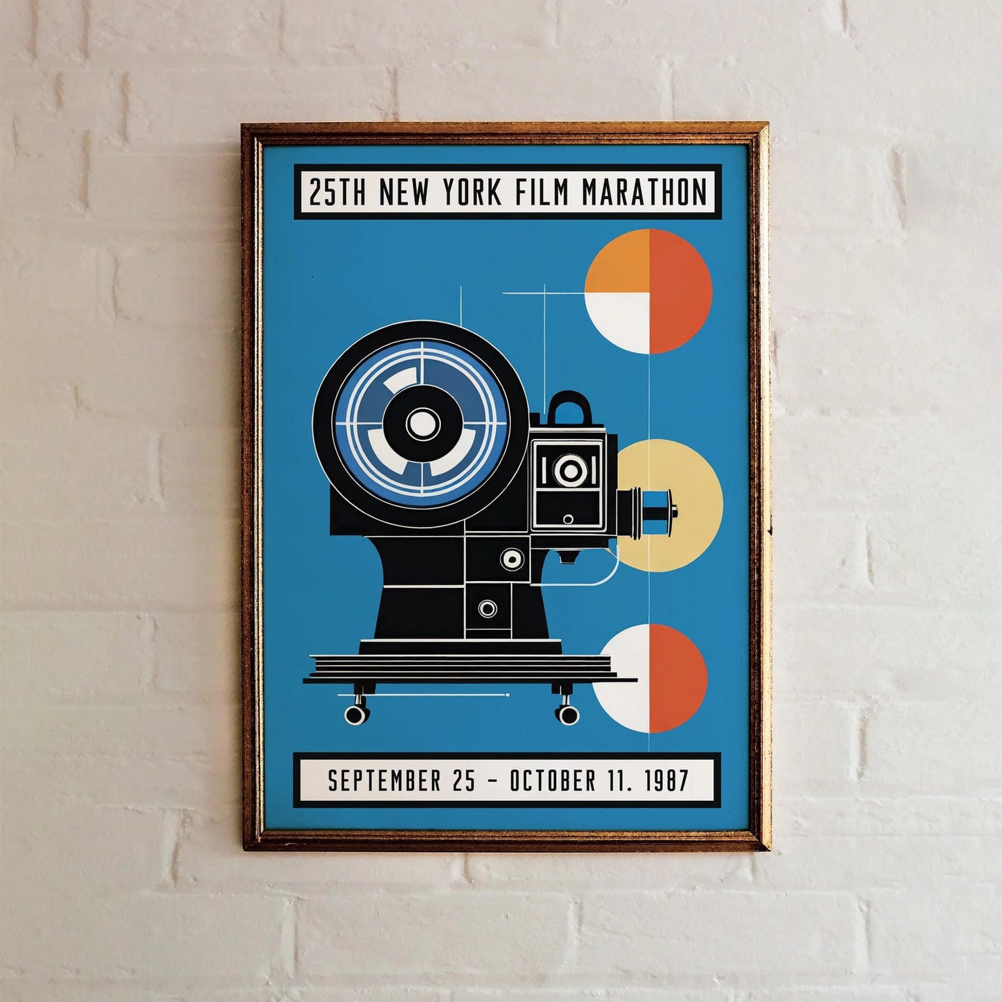 NYC Film Marathon 1987 Poster