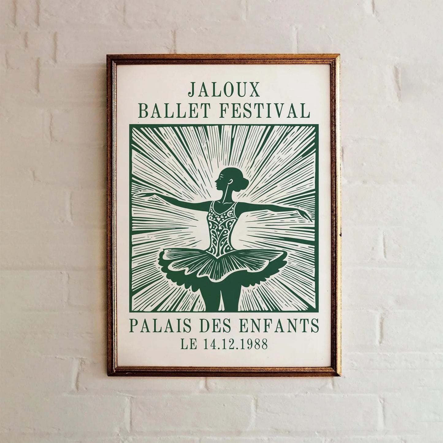 Jaloux Ballet Festival 1988 Art Print