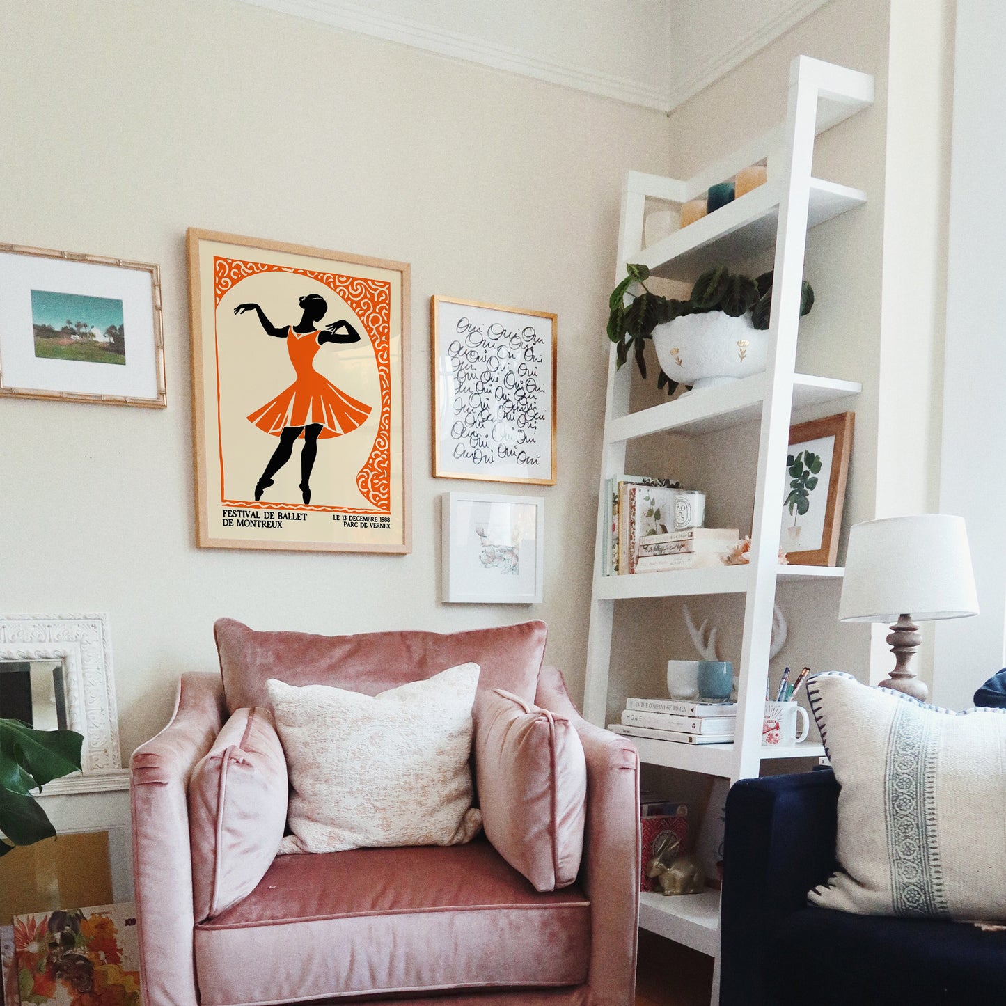 Vintage Ballet Festival Art Print