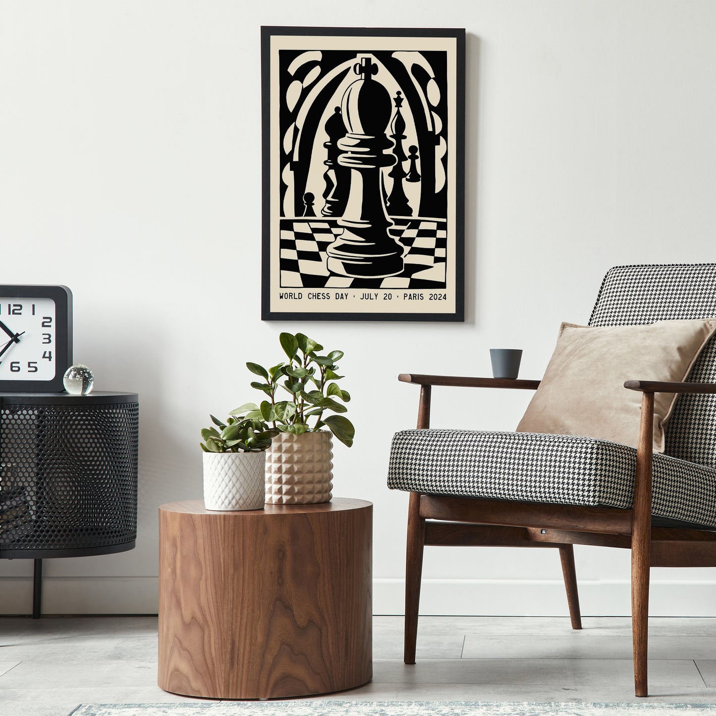 Paris 2024 World Chess Day Poster