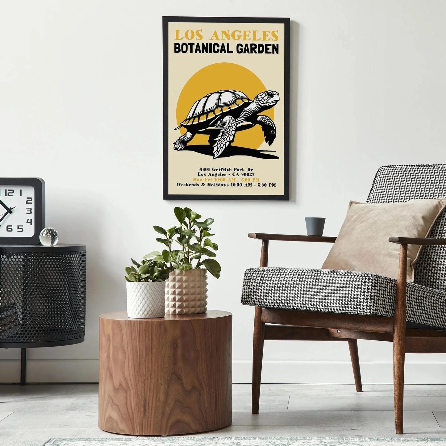 LA Botanical Garden Turtle Poster