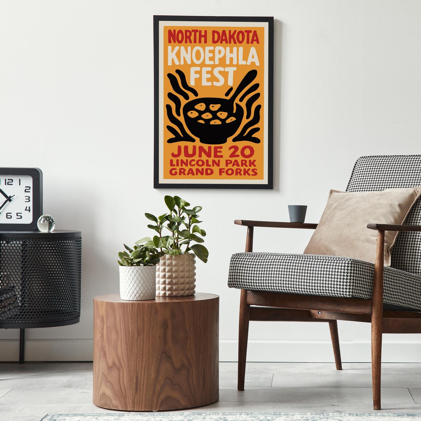 North Dakota Knoephla Fest Poster