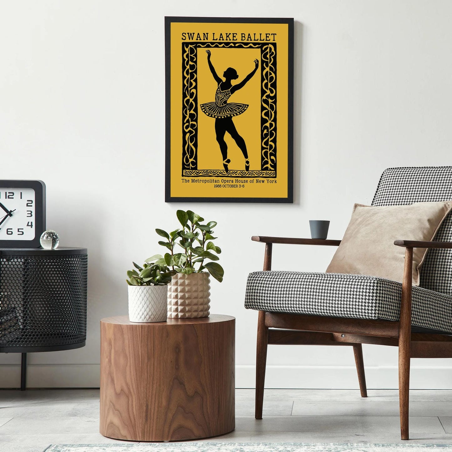 Swan Lake Ballet 1988 Poster