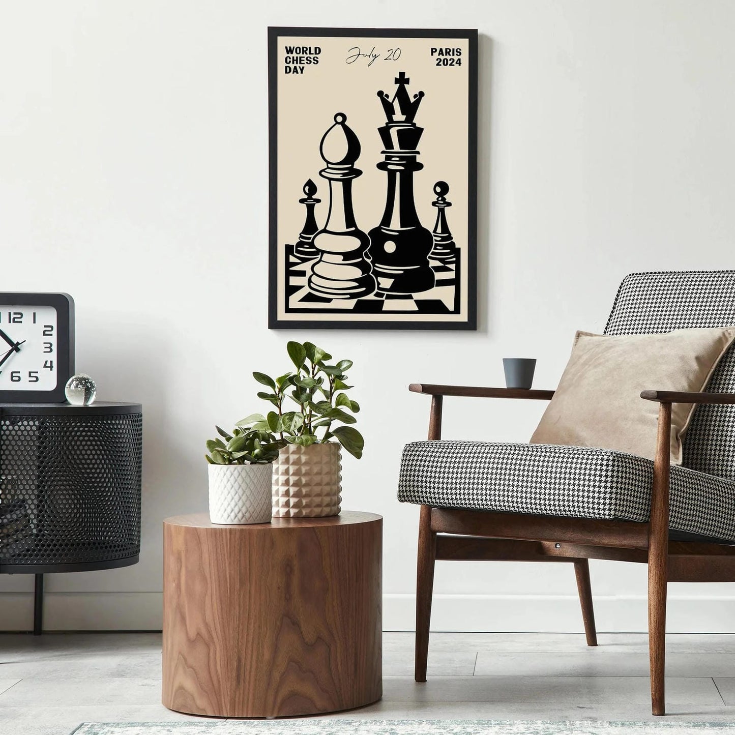 World Chess Day Paris 2024 Poster