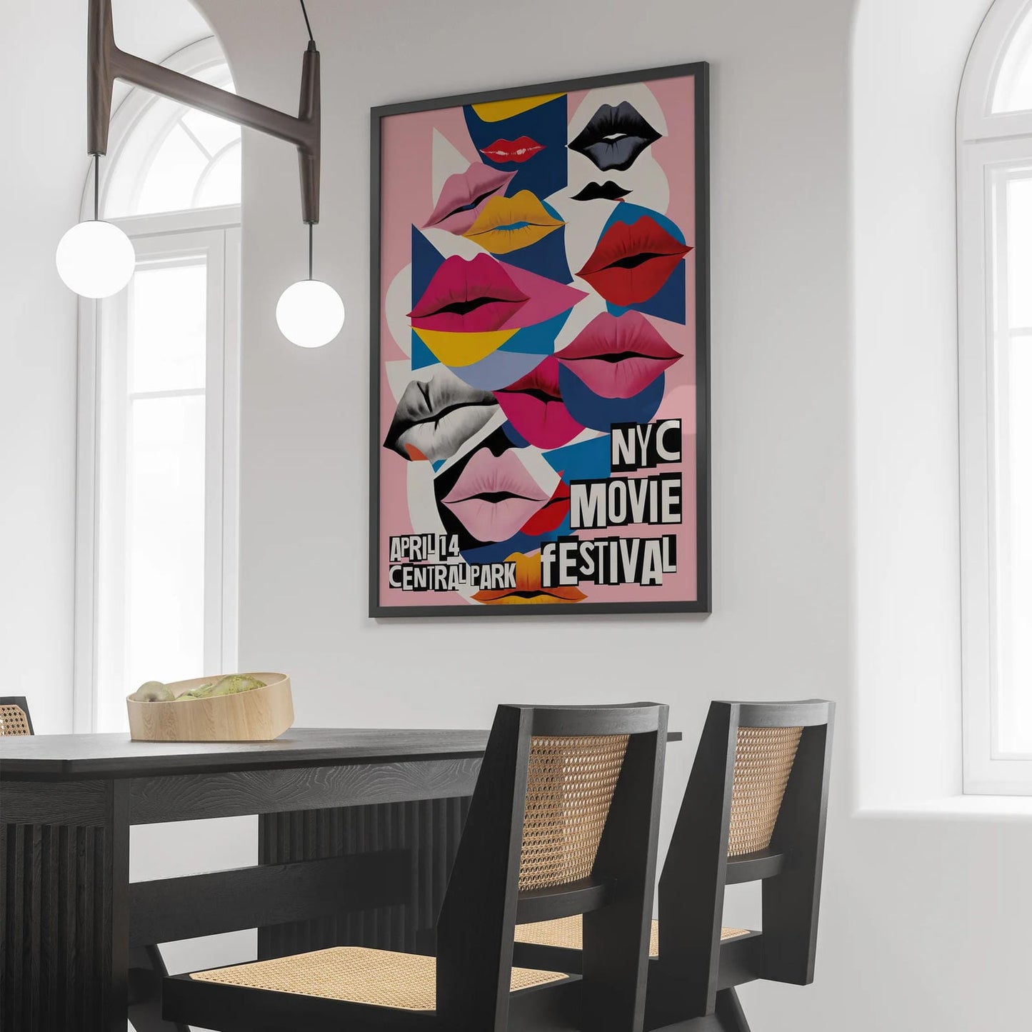 NYC Movie Festival Pop Art Poster