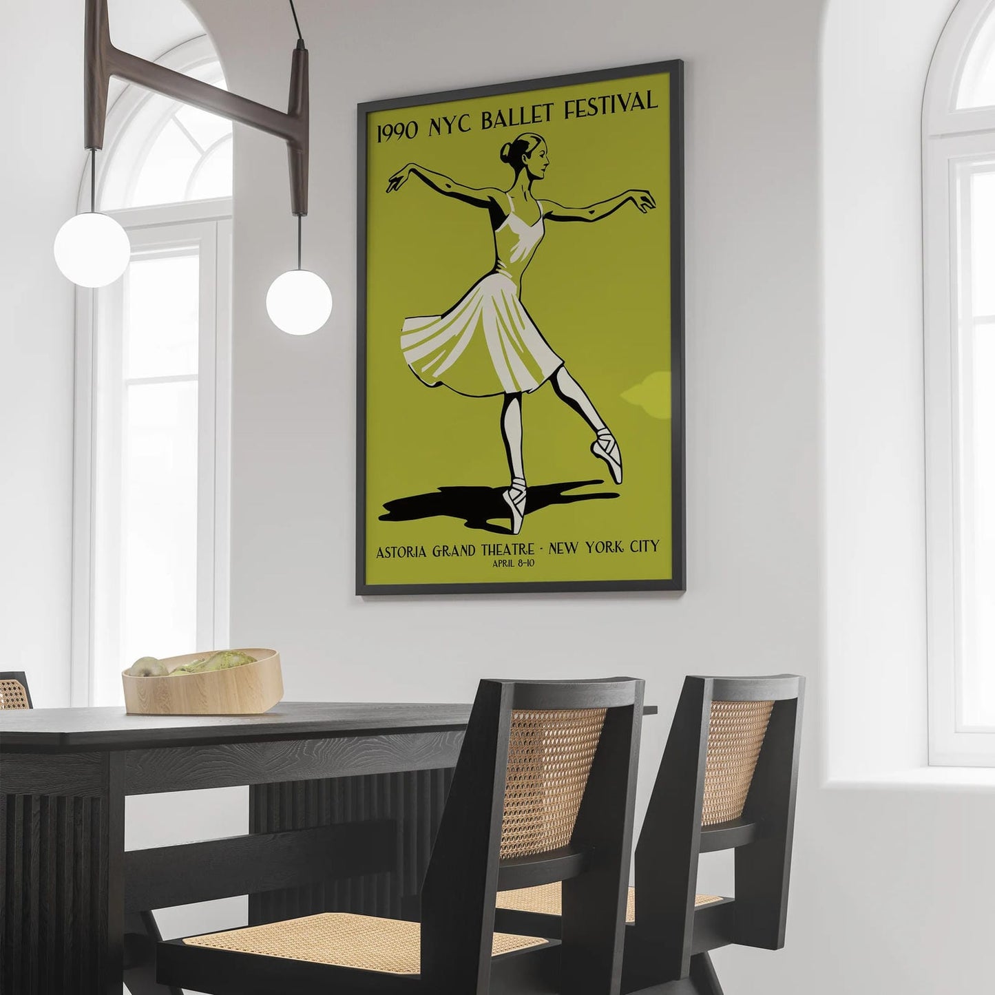 NYC Ballet Festival 1990 Poster