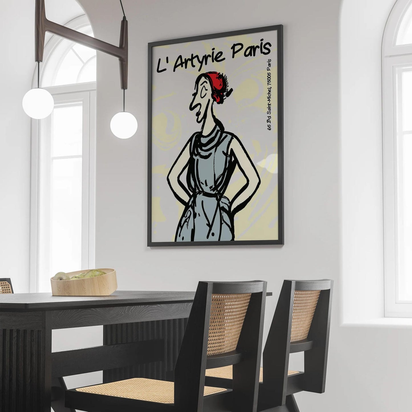 Paris Fashion Vintage Poster
