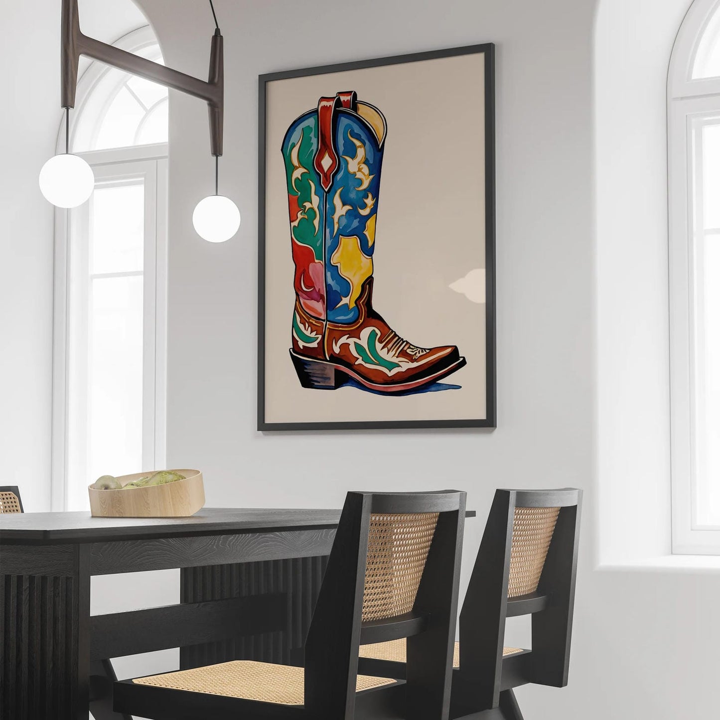 Cowboy Boots Poster Print