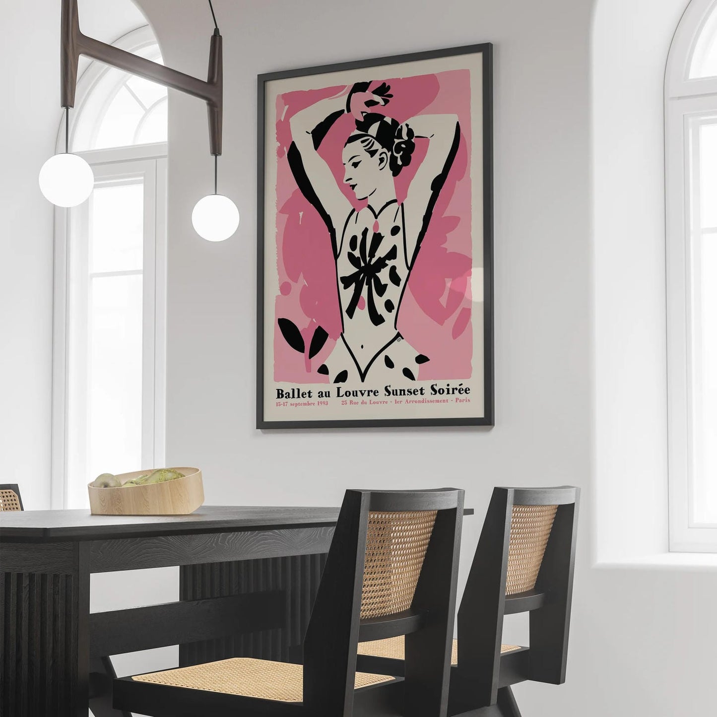 French Ballet 1993 Ballerina Poster