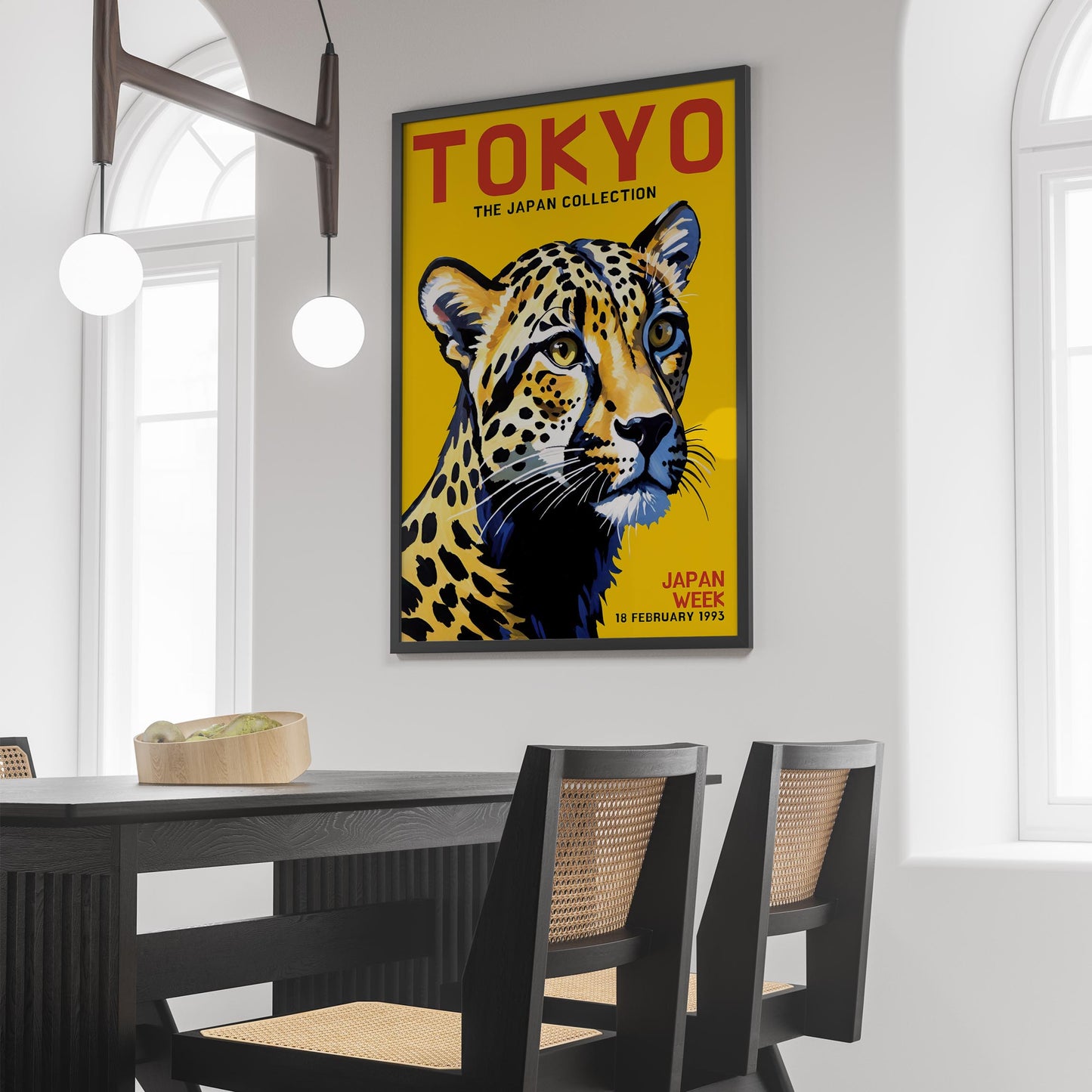 Tokyo Japan Collection Leopard Poster