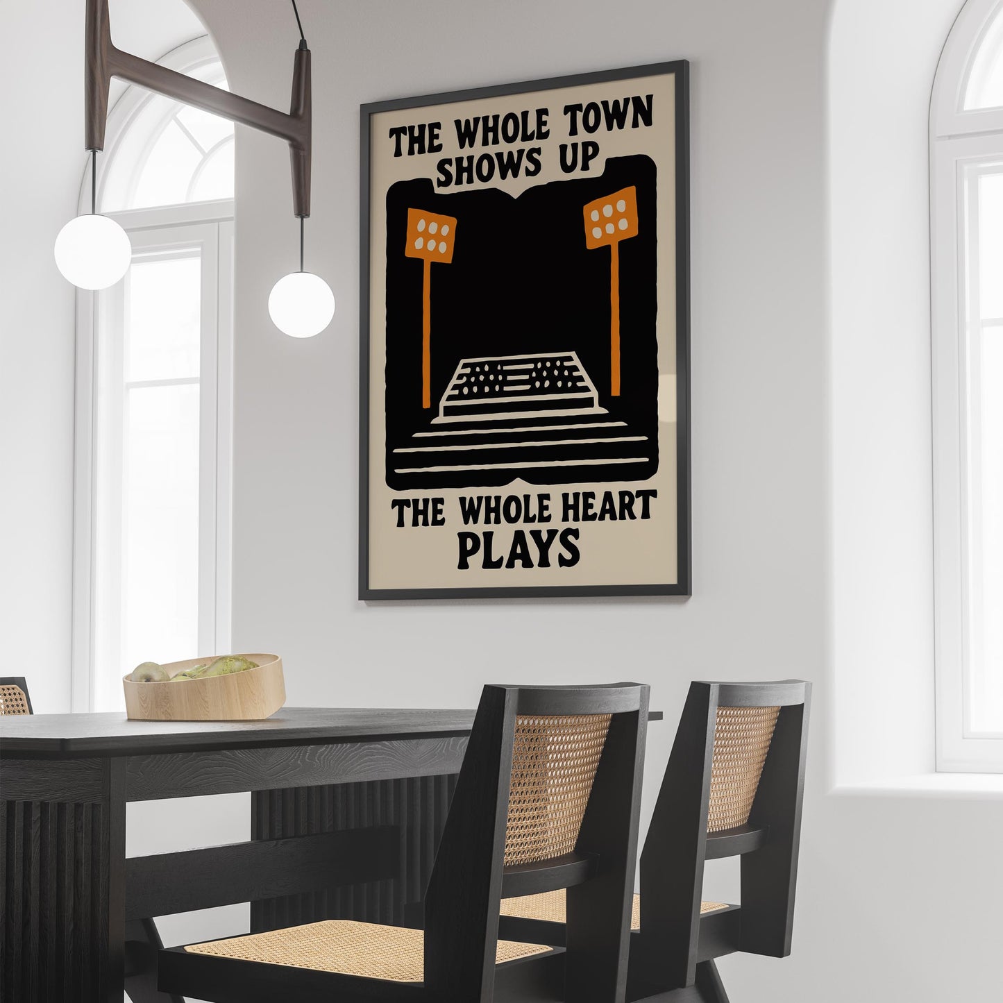 Stadium Night Poster Print