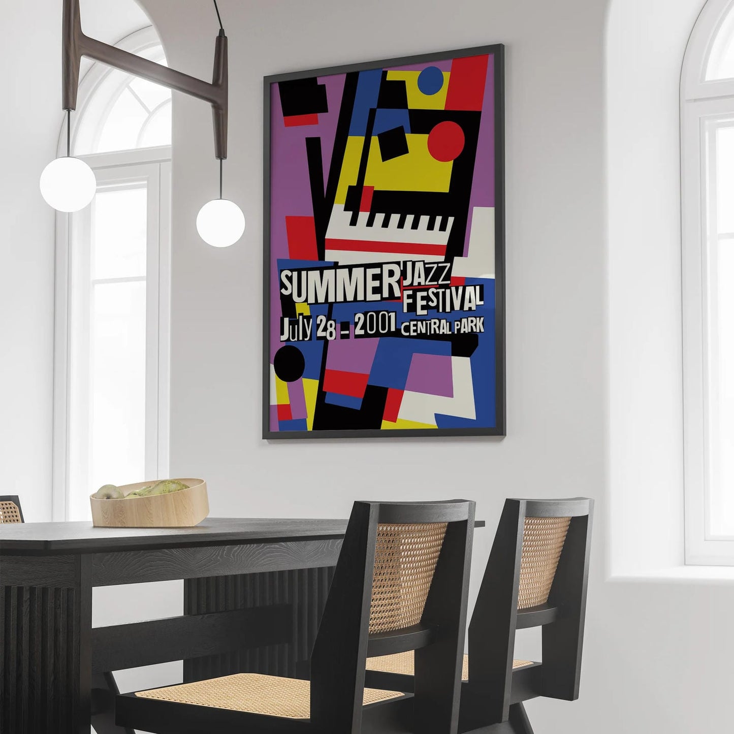 Summer Jazz Festival Colorful Poster