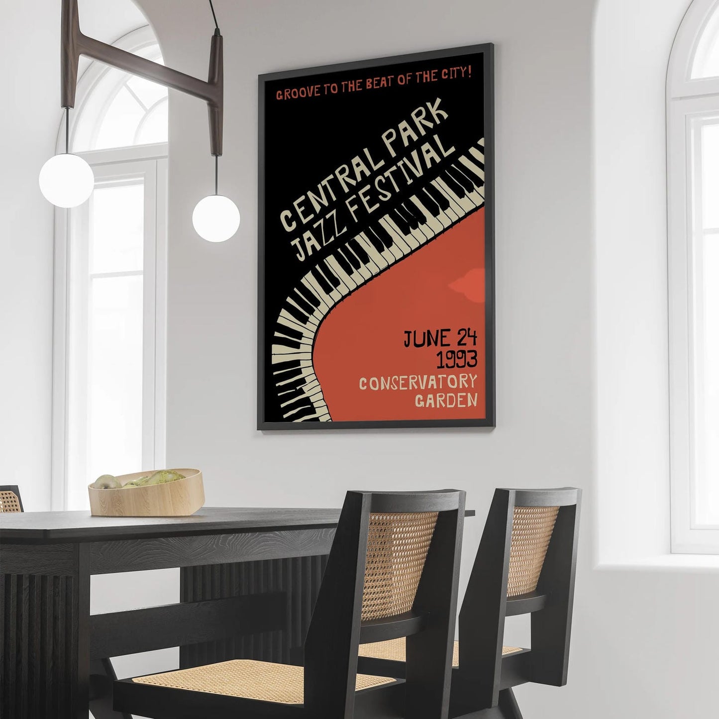 Central Park Jazz Festival 1993 Poster