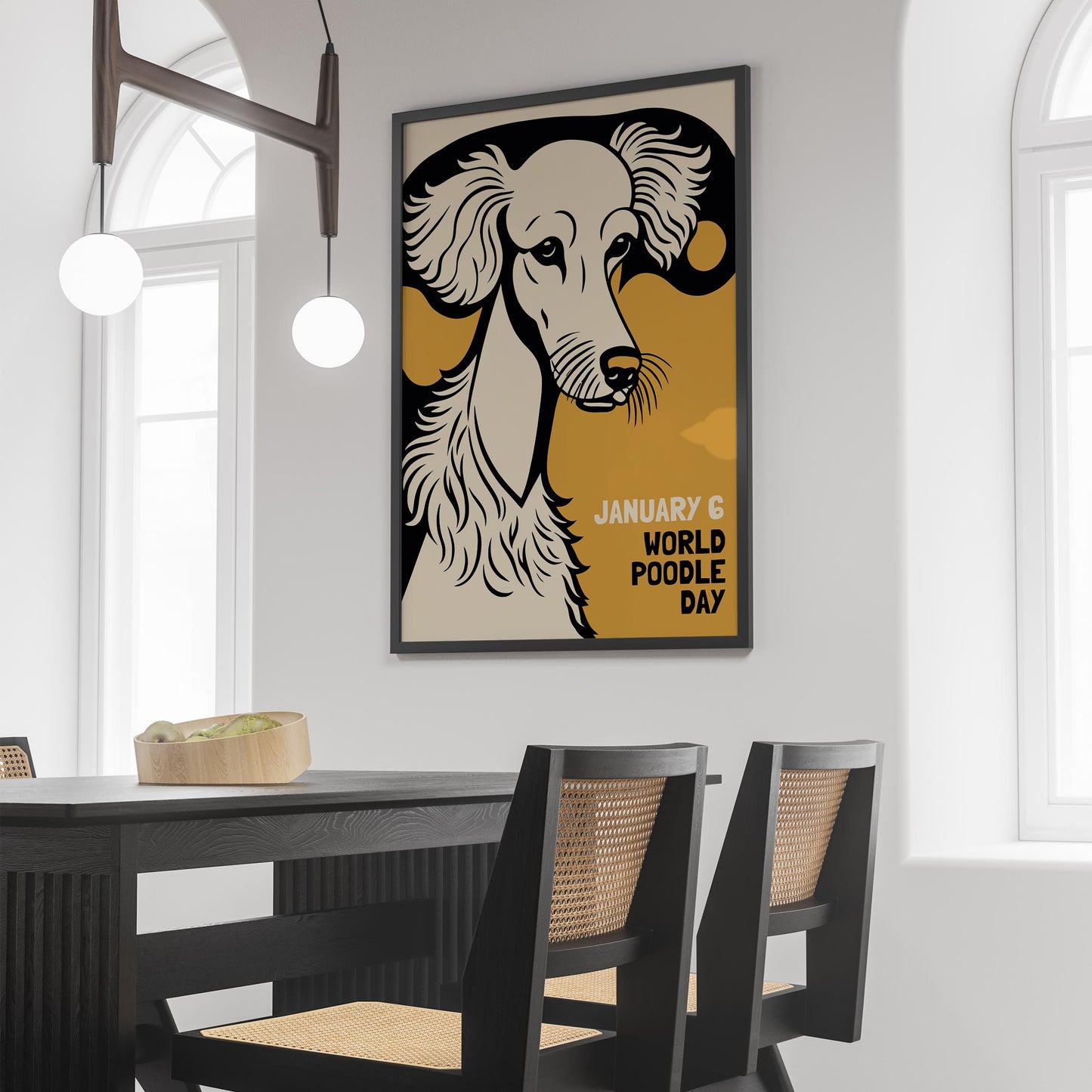 World Poodle Day January 6 Art Print