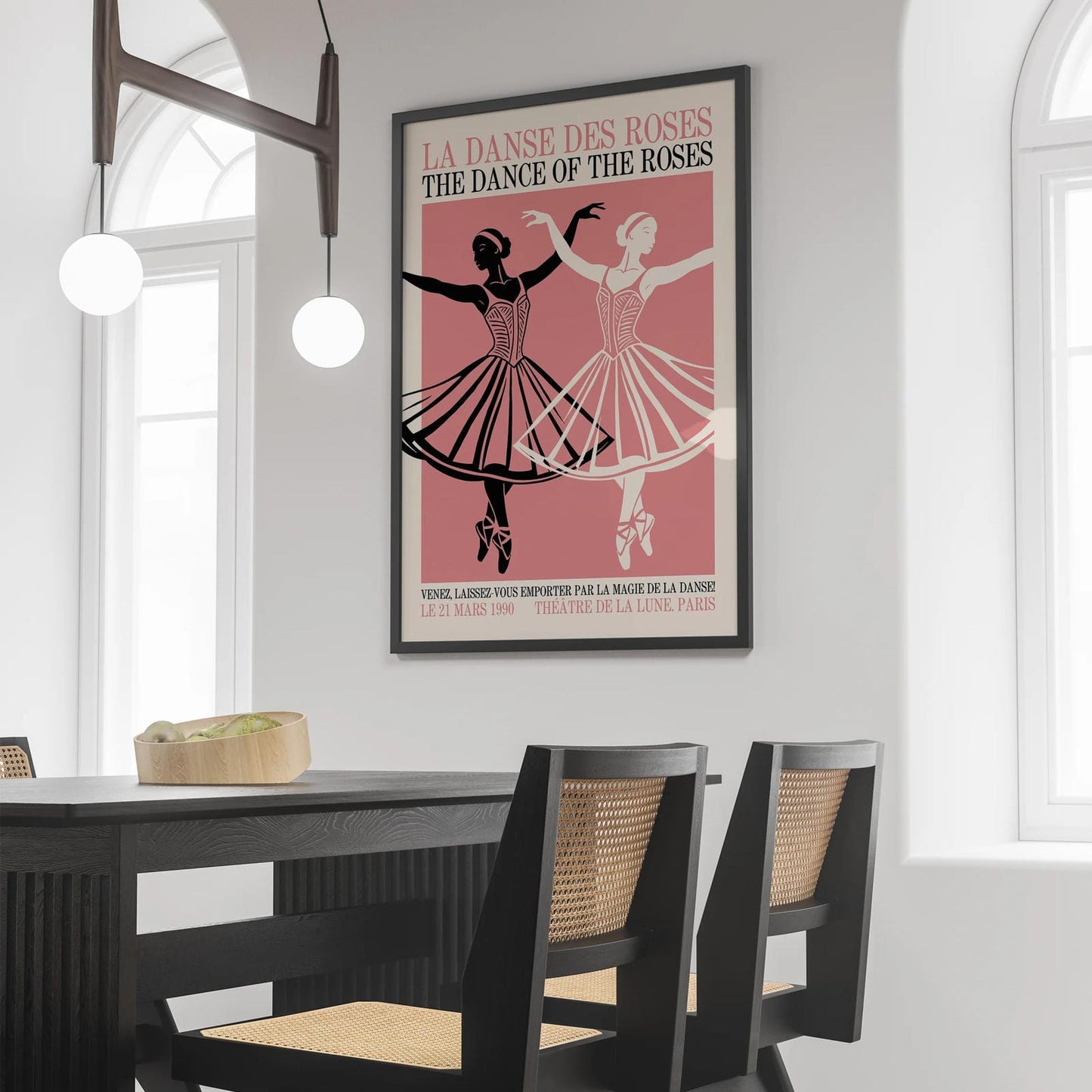 Vintage Paris Ballet Wall Art Print