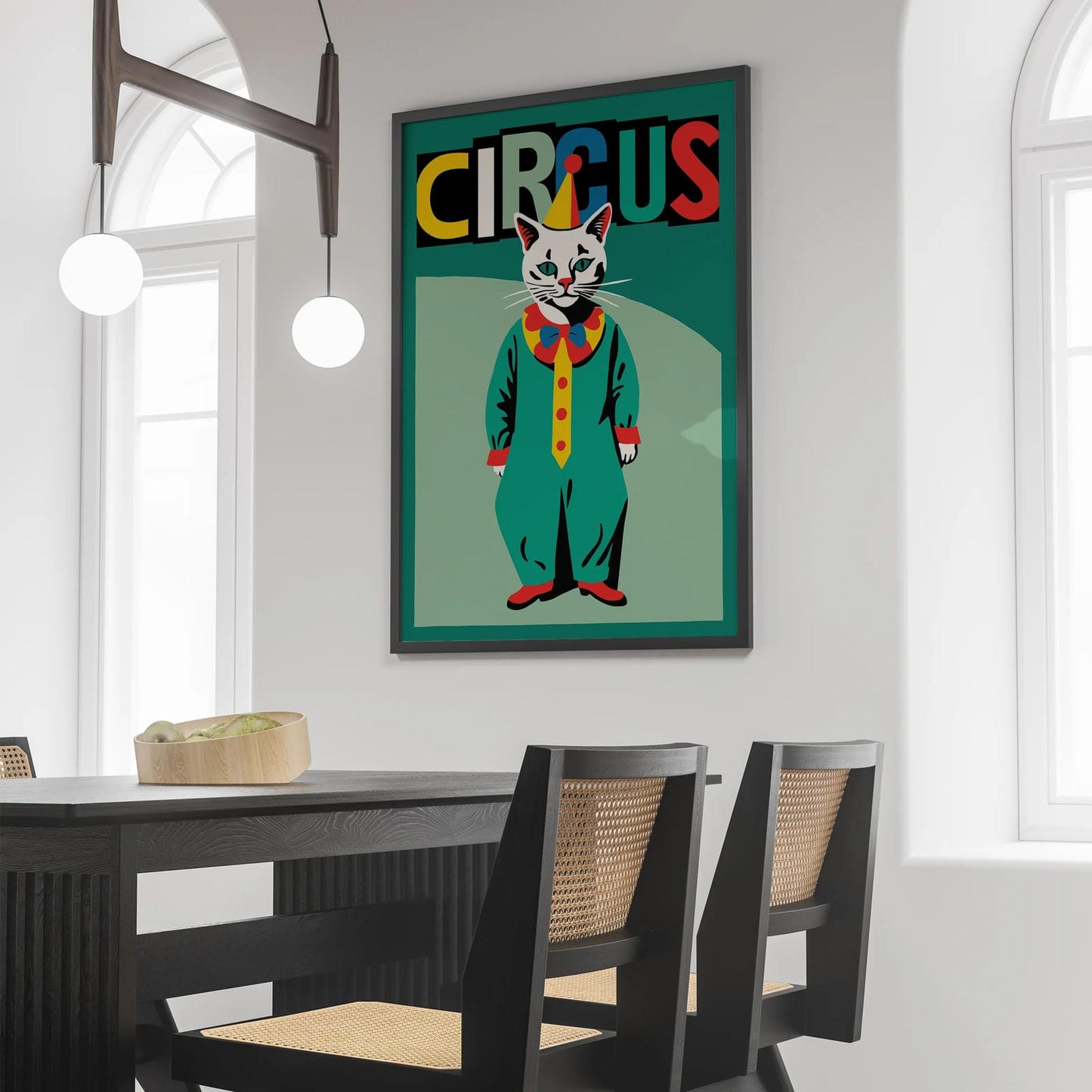 Circus Retro Poster Print