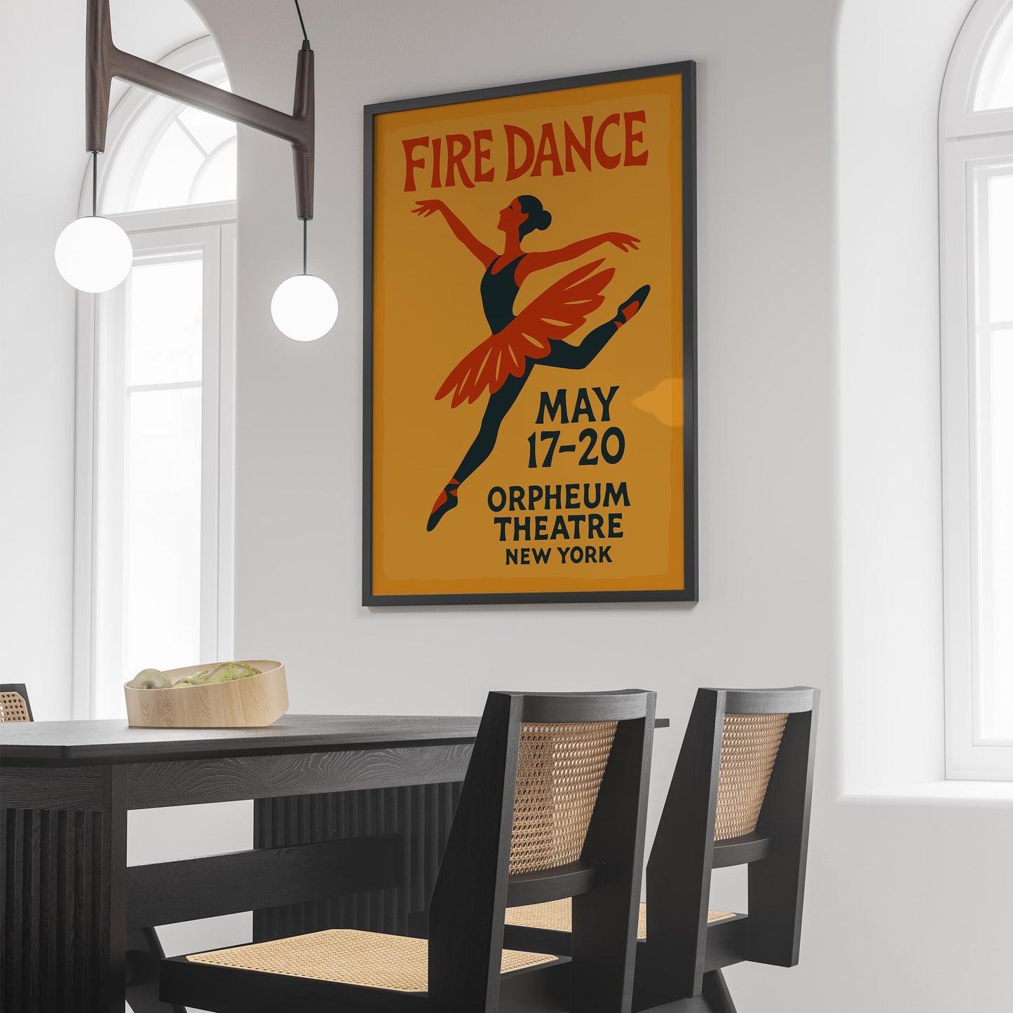 Fire Dance Poster Print