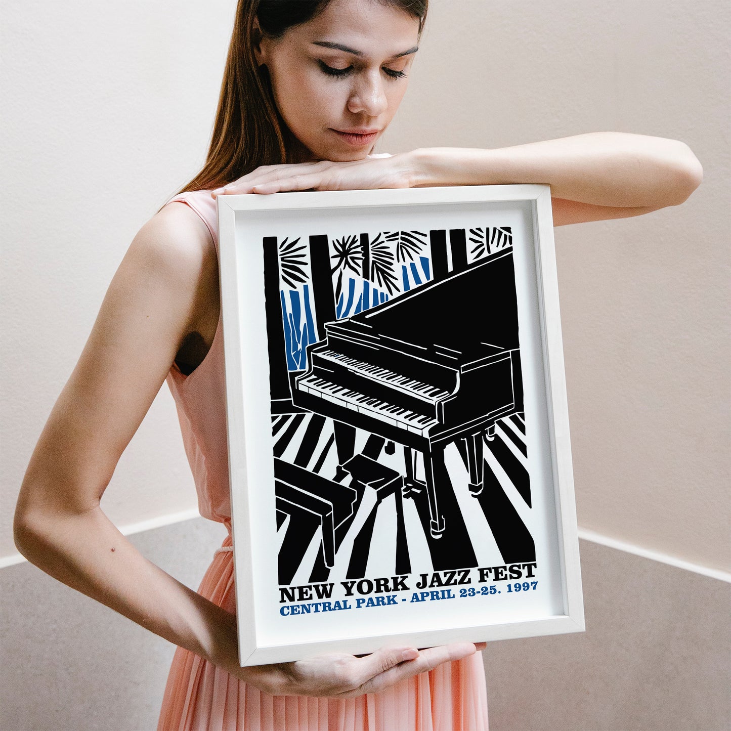 New York Jazz Festival Retro Poster