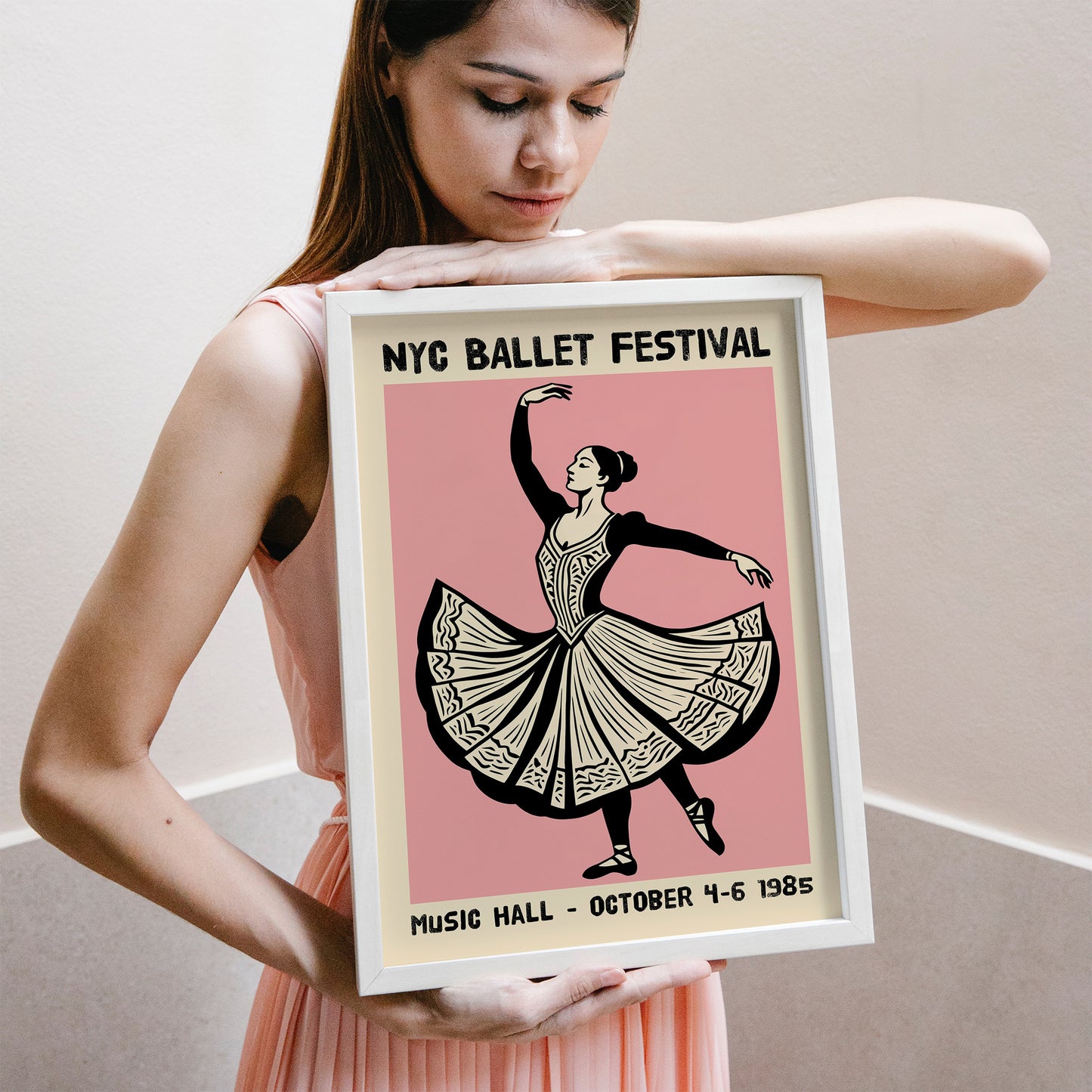 NYC Ballet Festival 1985 Poster Print