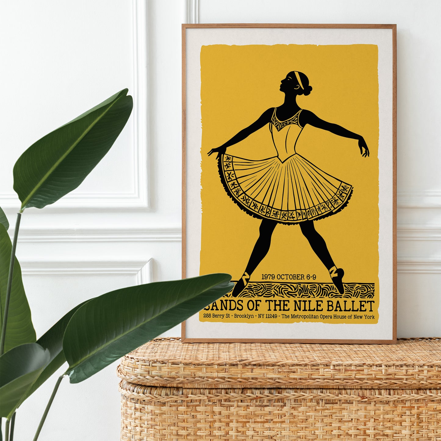 Sands of the Nile Baller Retro Poster