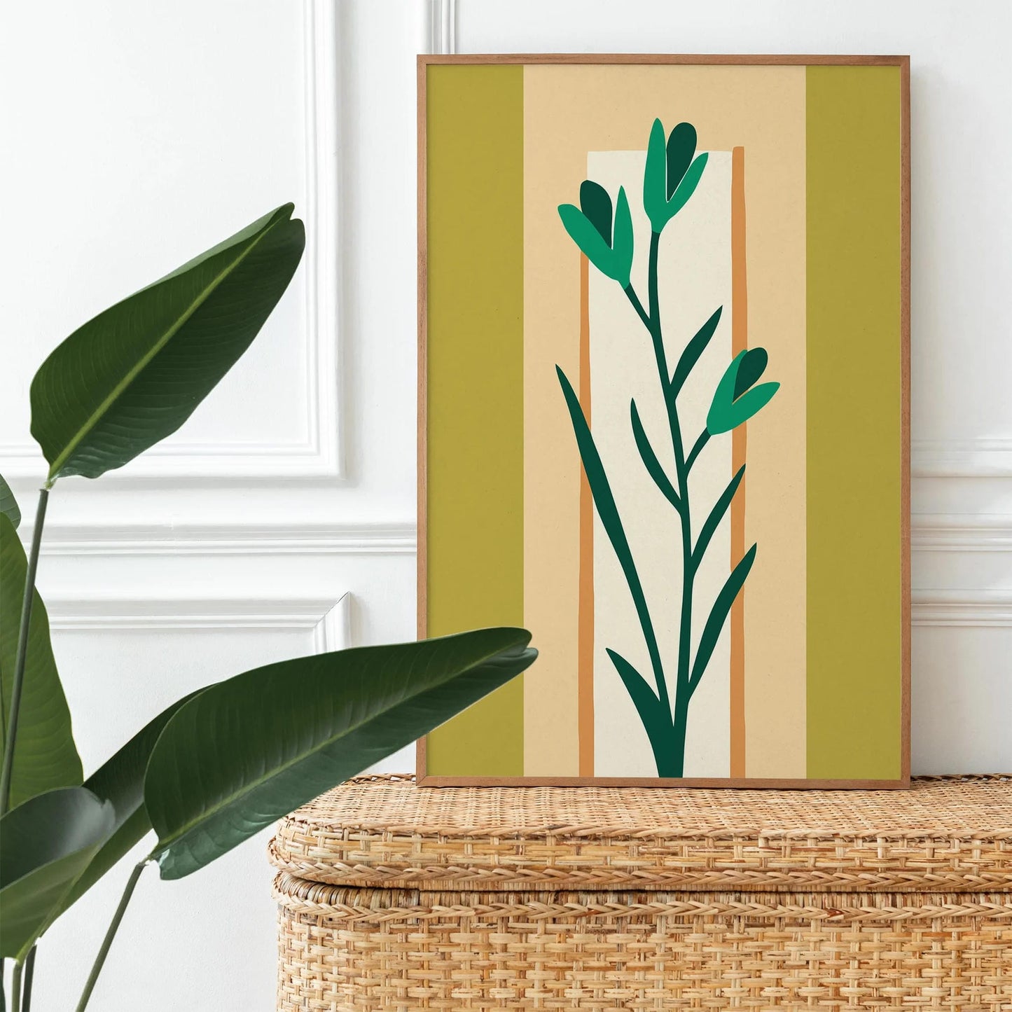 Modern Minimalist Botanical Art Print