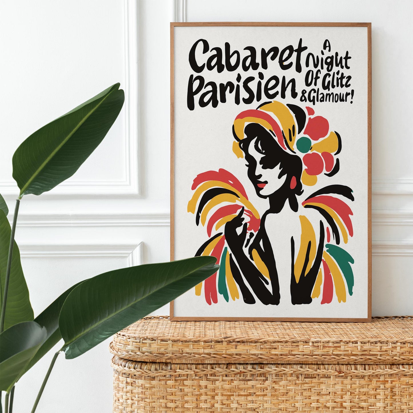 Paris Cabaret Glam Poster