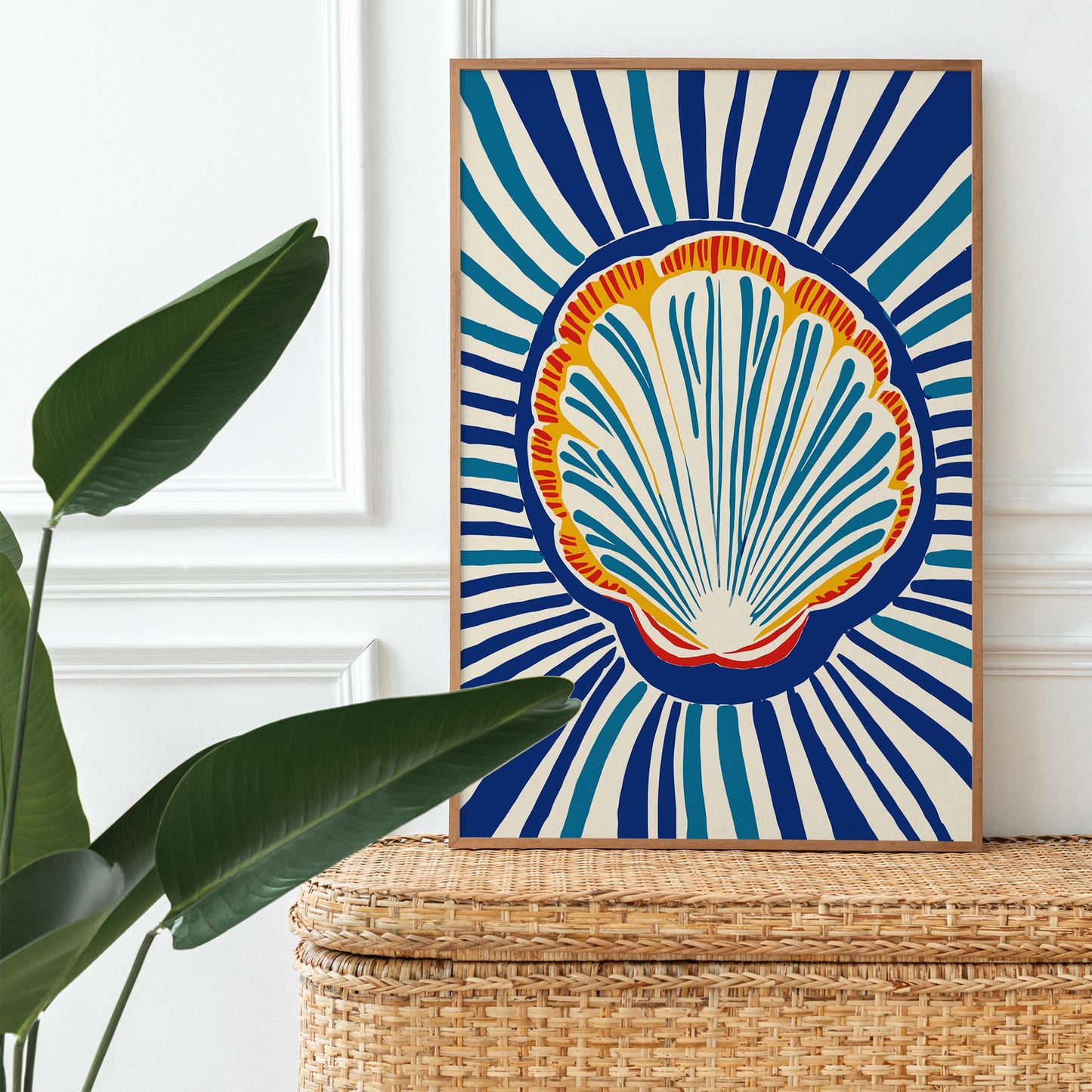 Seashell Coastal Wall Art
