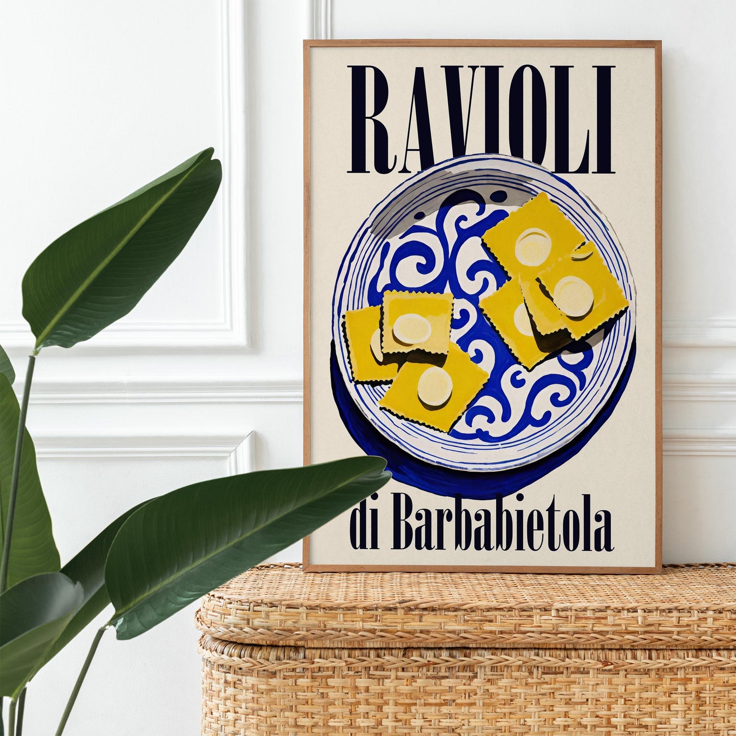 Ravioli Italian Food Poster