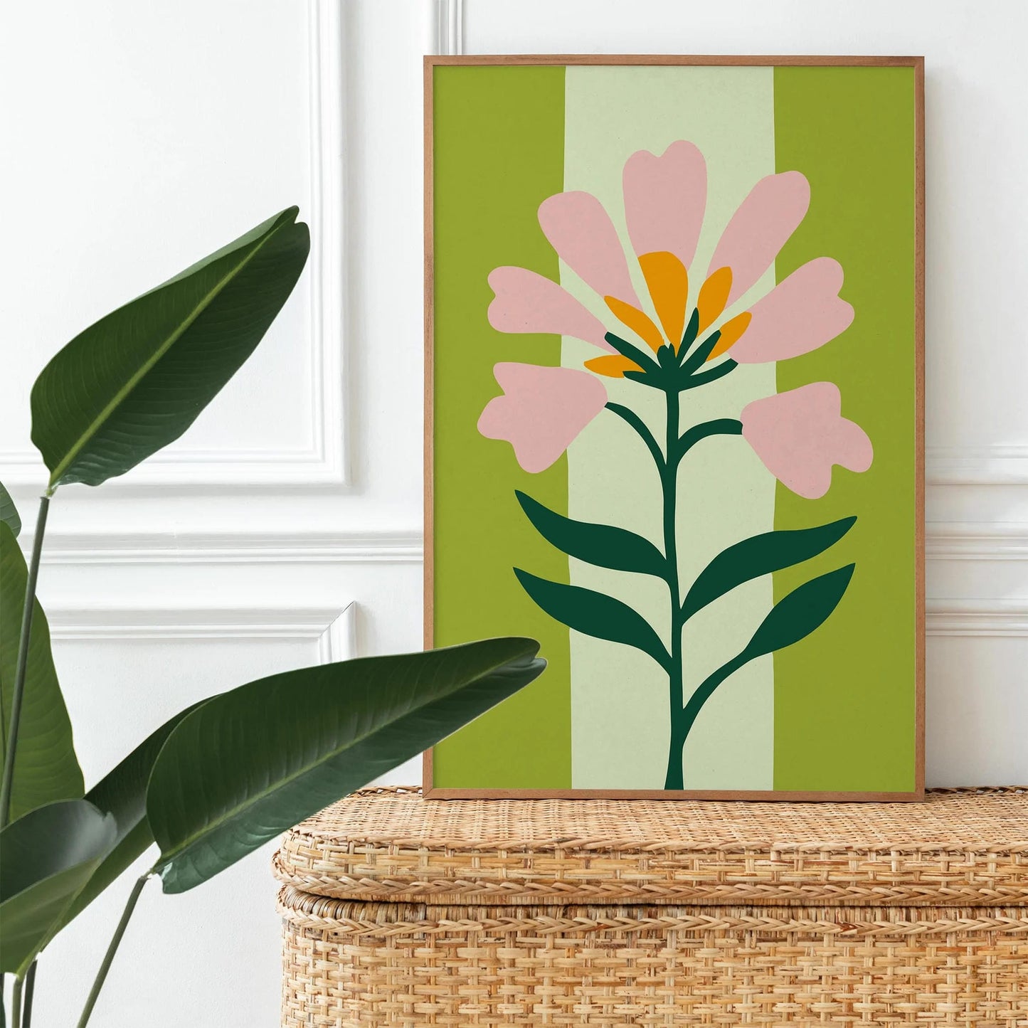 Eclectic Cute Flower Art Print