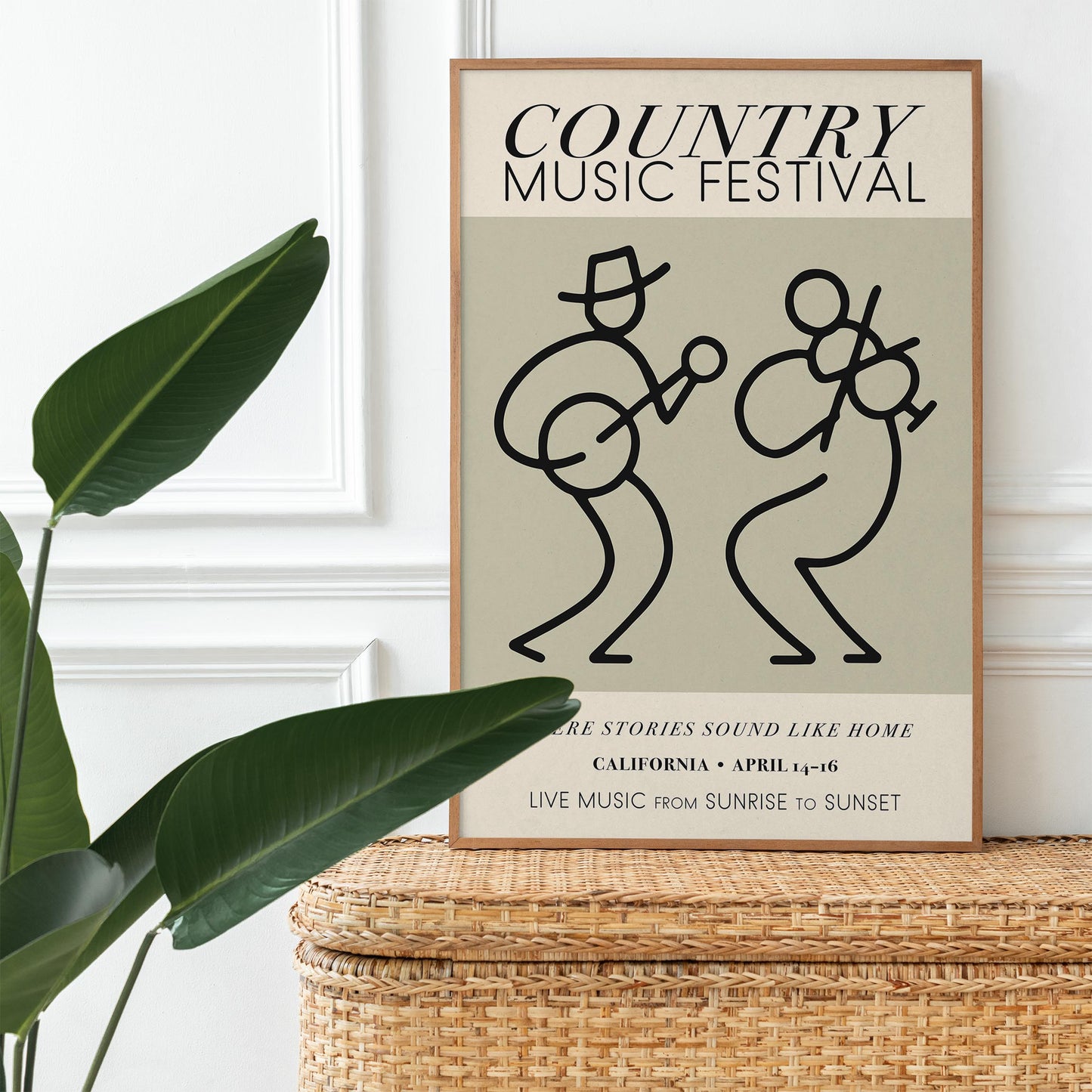 Country Music Festival California Poster