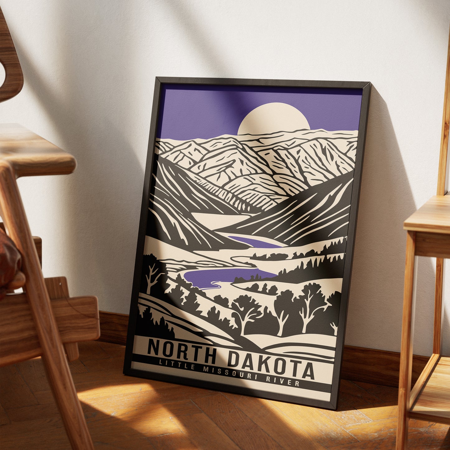 North Dakota Little Missouri River Poster