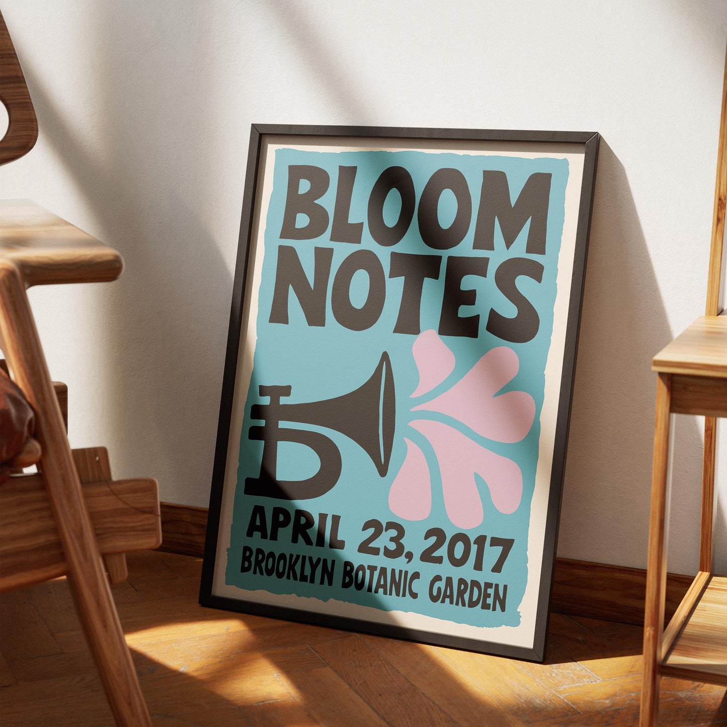 Bloom Notes Jazz Poster