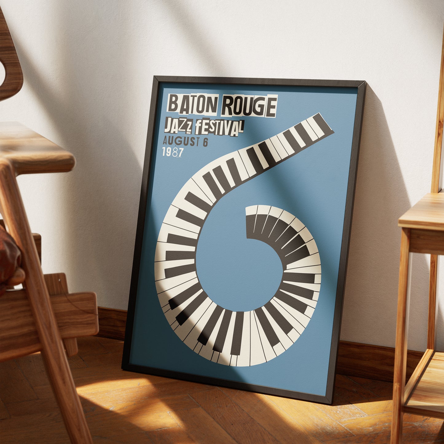 Baton Rouge Jazz Festival 1987 Poster