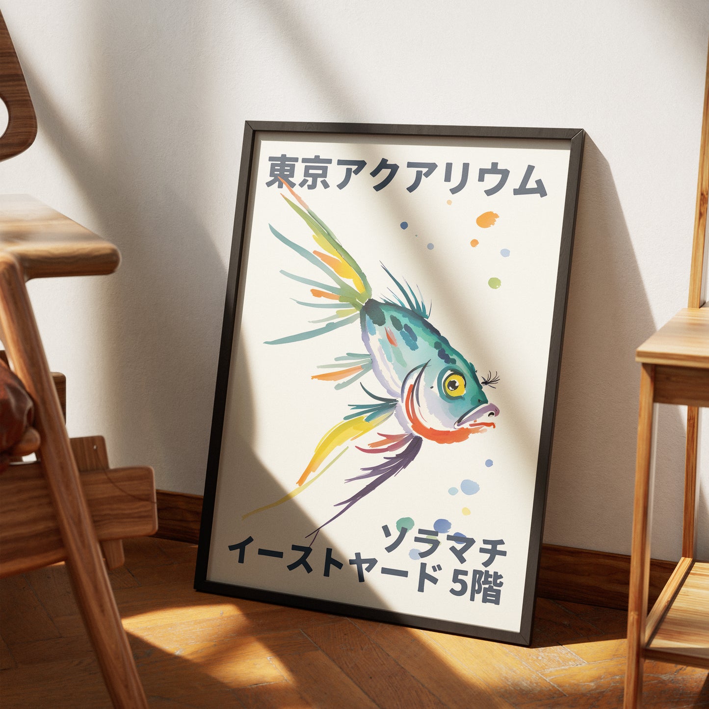 Japanese Fish Wall Art Poster