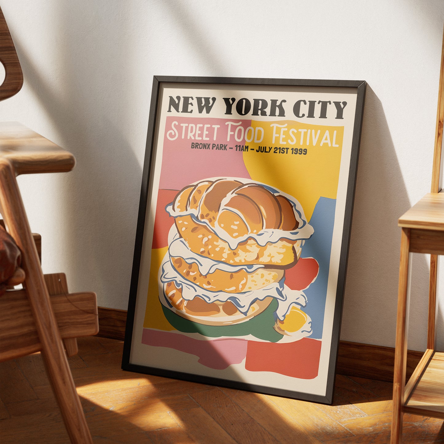 NYC Street Food Festival 1999 Poster