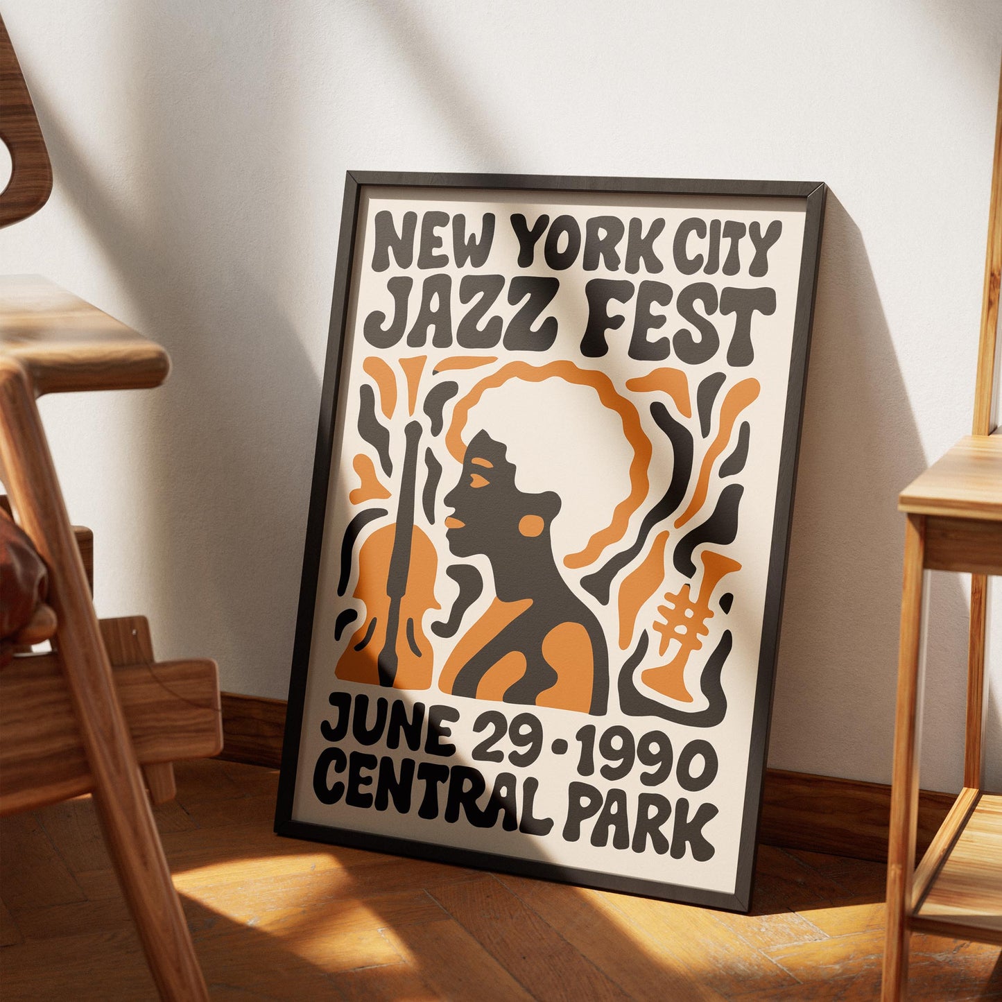 1990 NYC Jazz Festival Poster