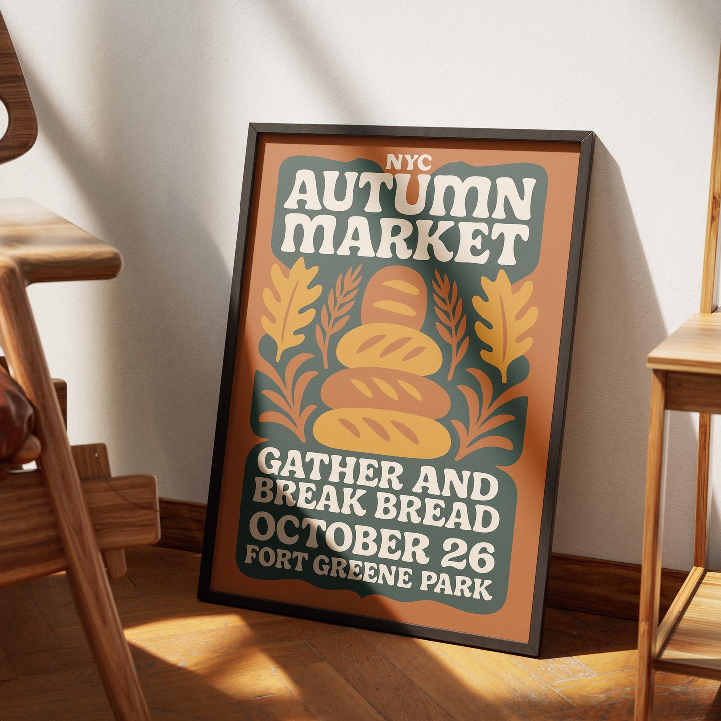 NYC Autumn Market Poster
