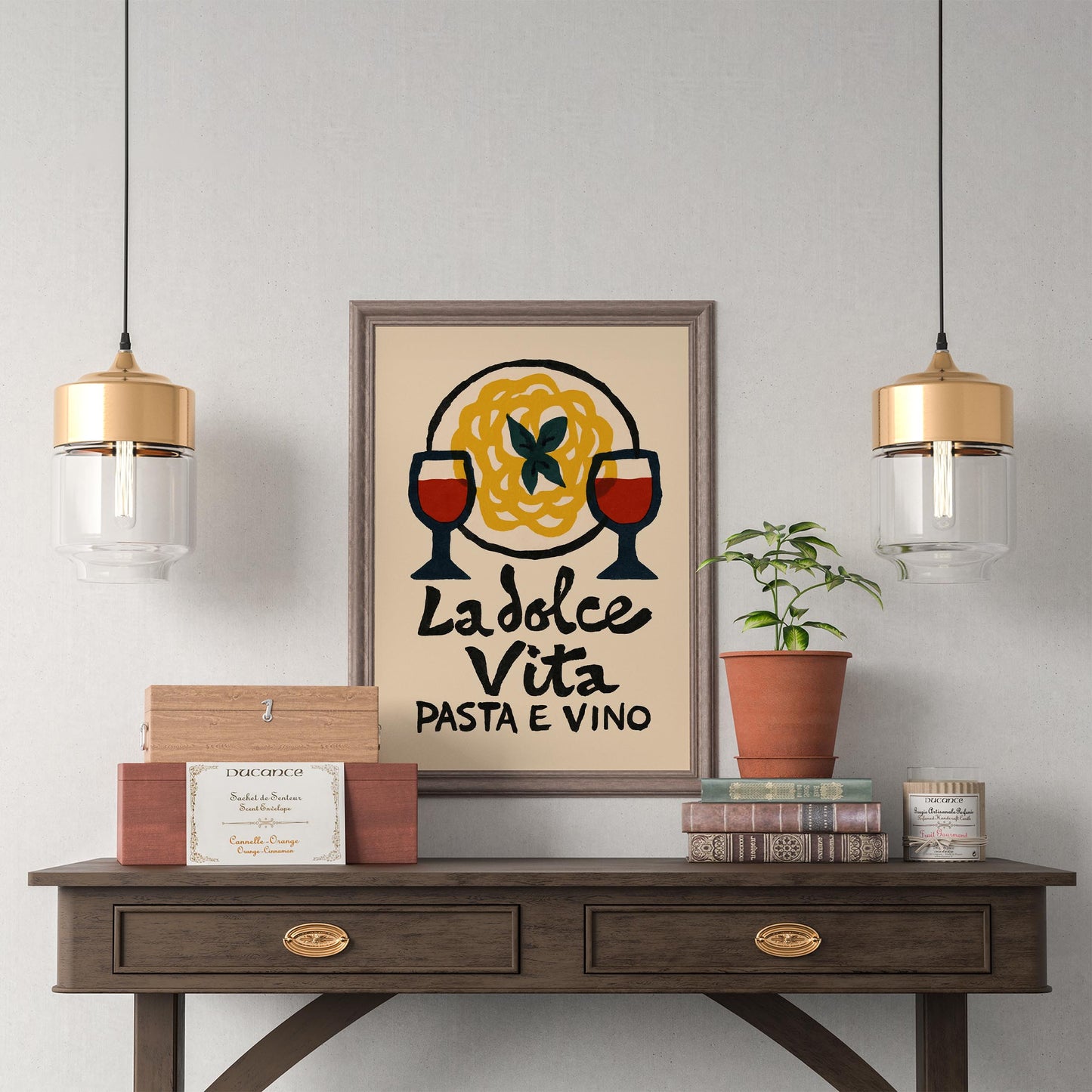 La Dolce Vita Pasta Print
