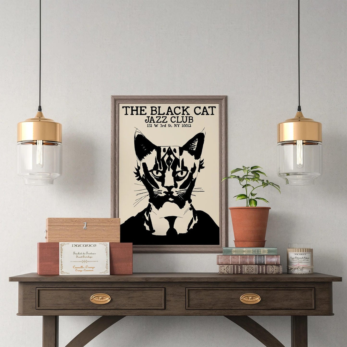 The Black Cat Jazz Club NYC Poster
