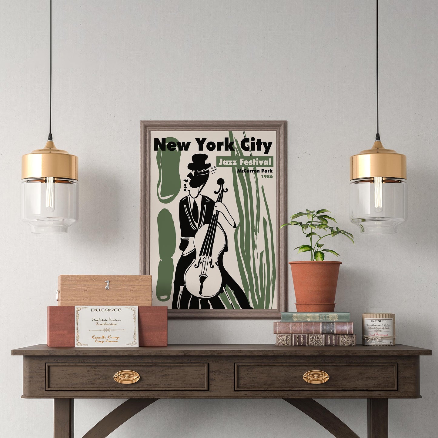 NYC Jazz Festival 1968 Poster Print