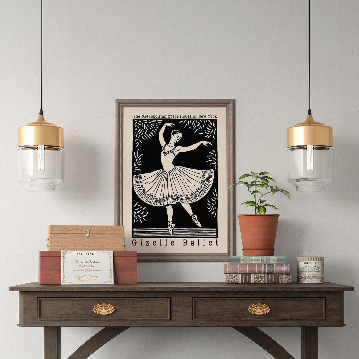 Giselle Ballet Vintage Poster