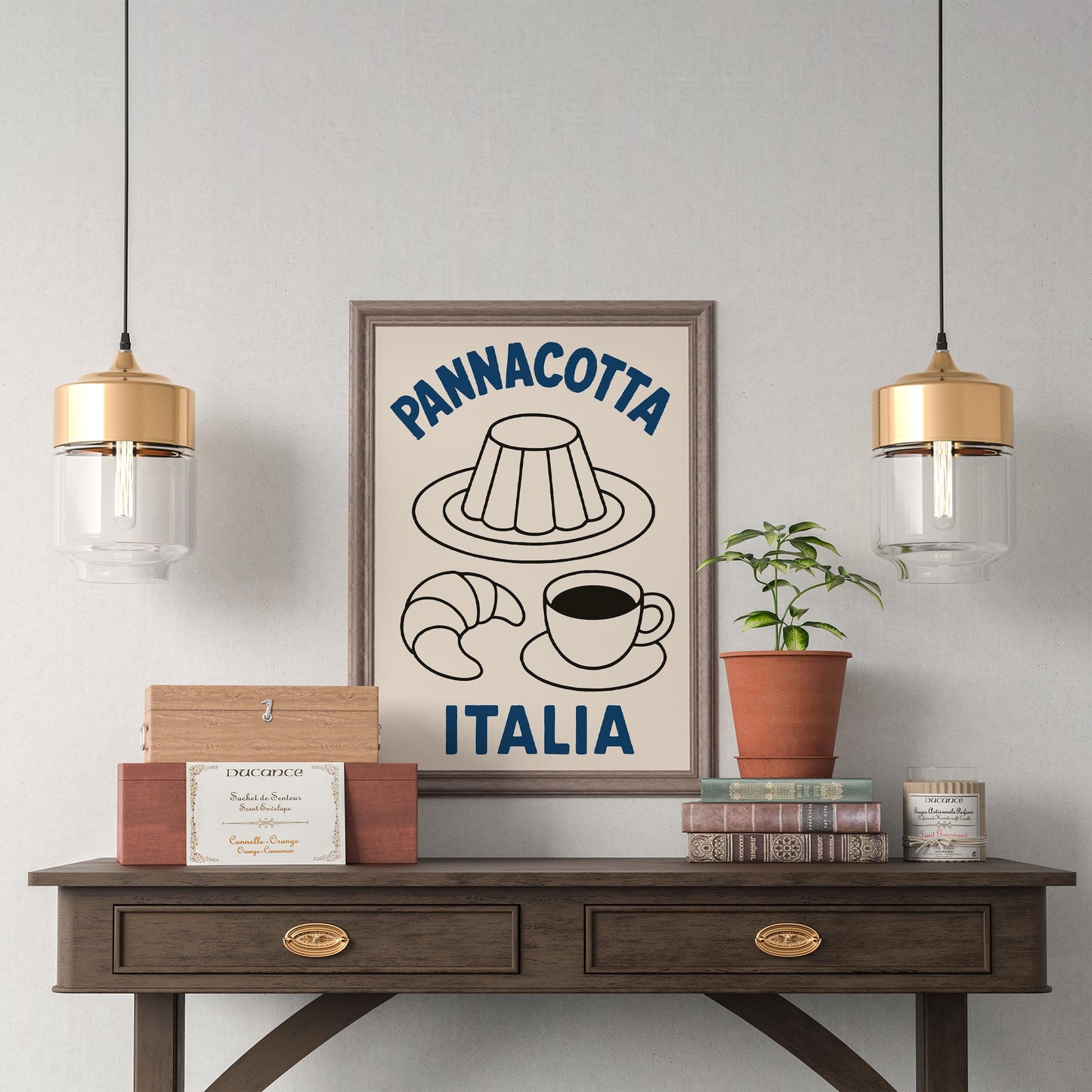 Panna Cotta Print Poster