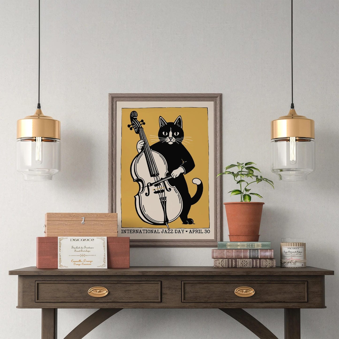 International Jazz Day Retro Poster Print