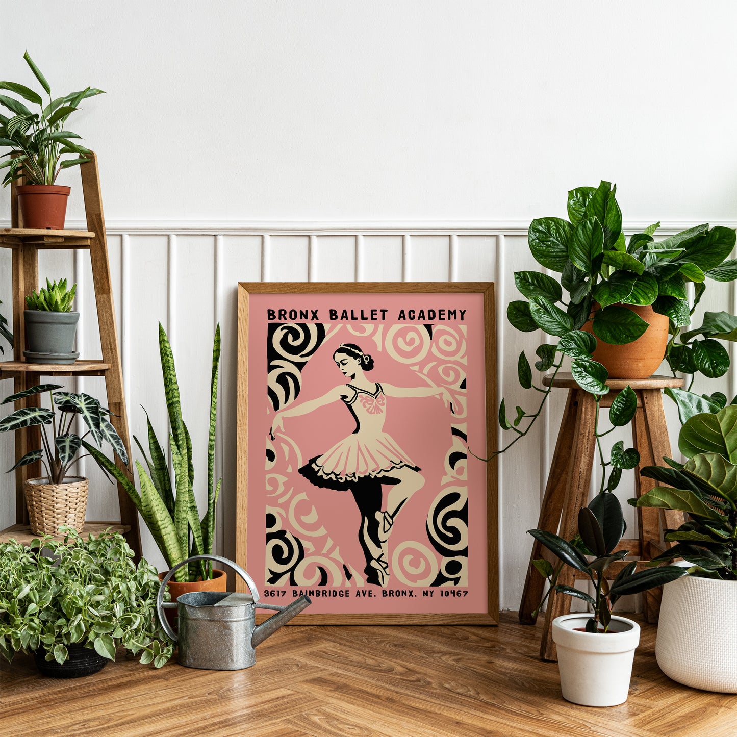 Vintage Bronx Ballet Academy Poster