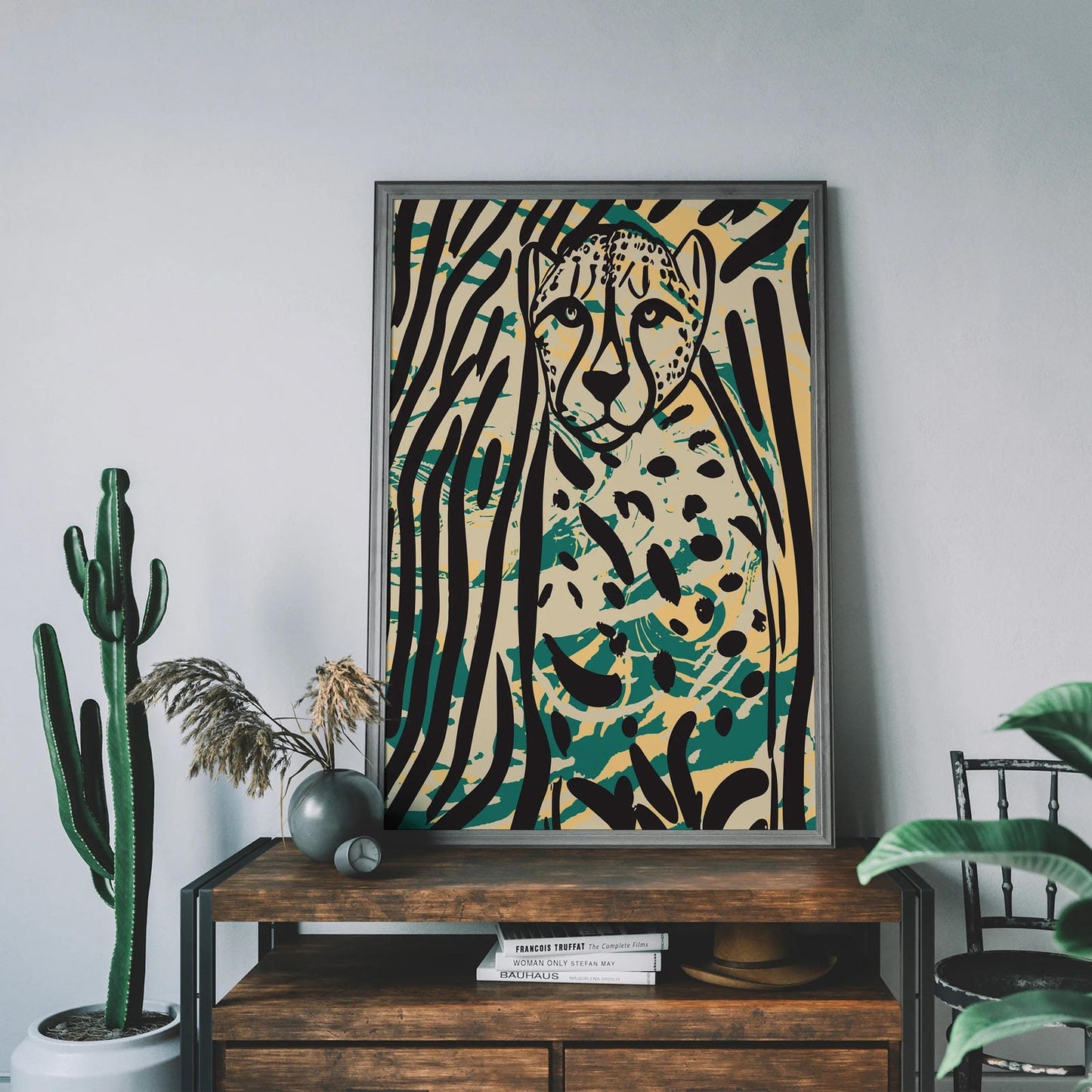 Jungle Cat Artistic Poster