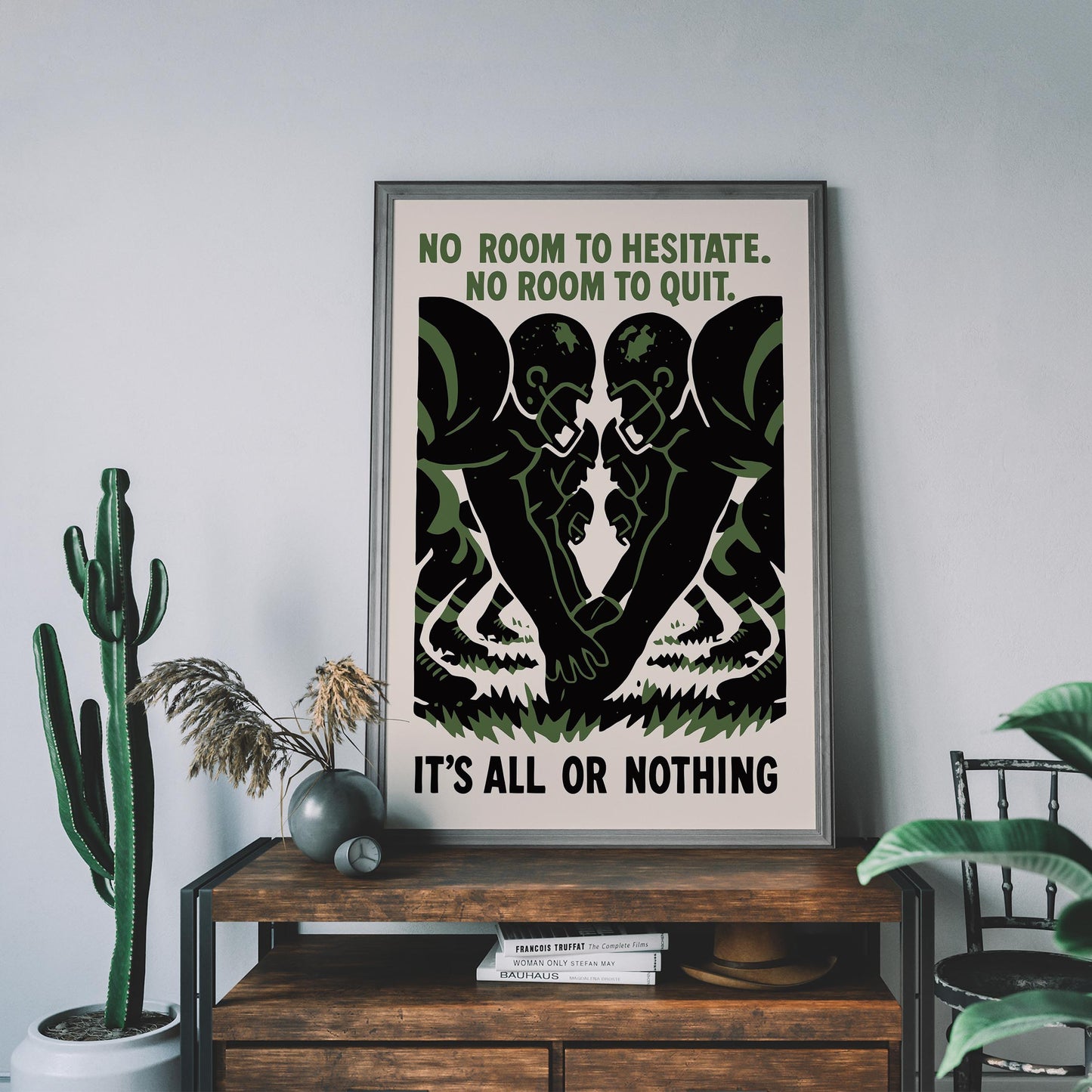 All Or Nothing Football Poster