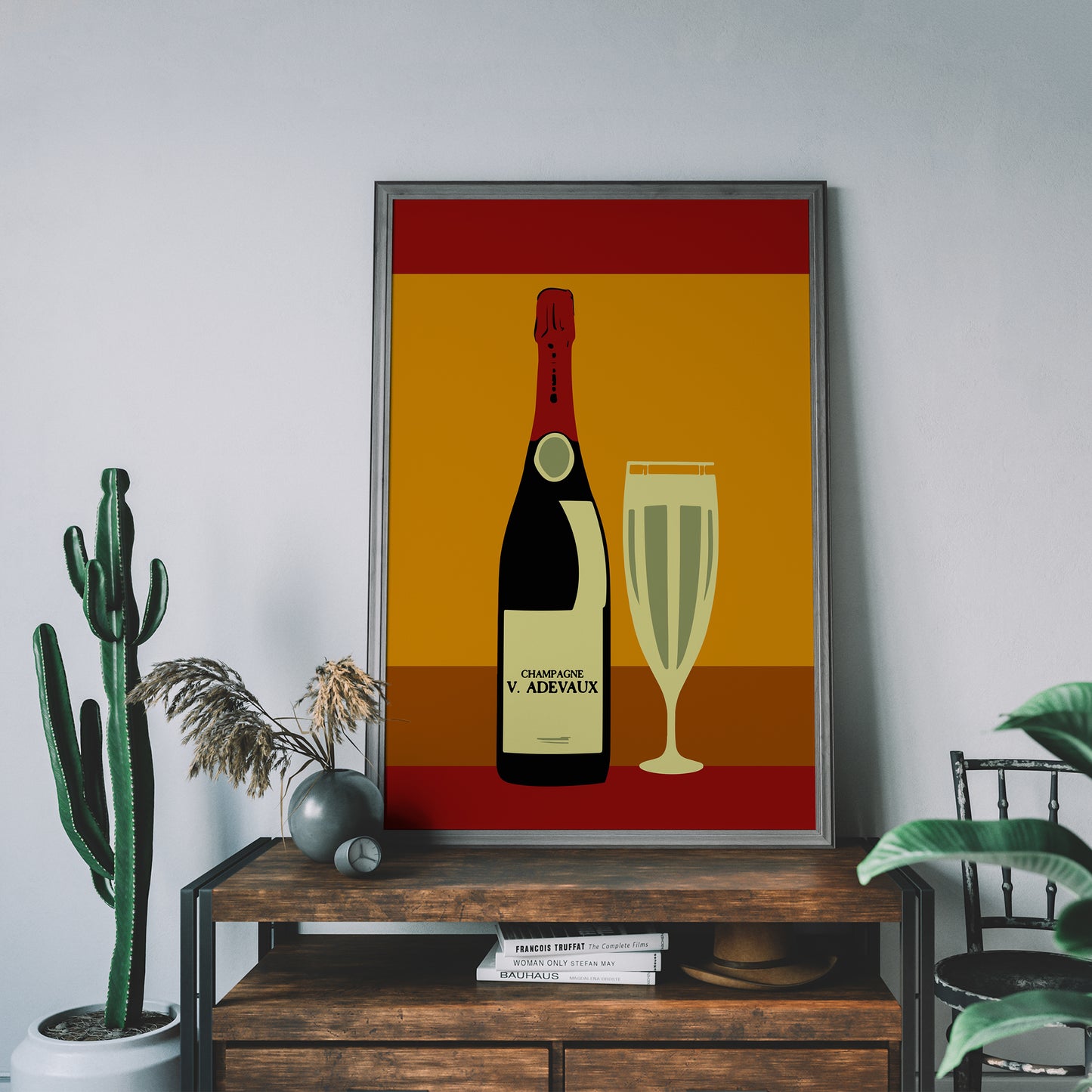 French Champagne Vintage Poster