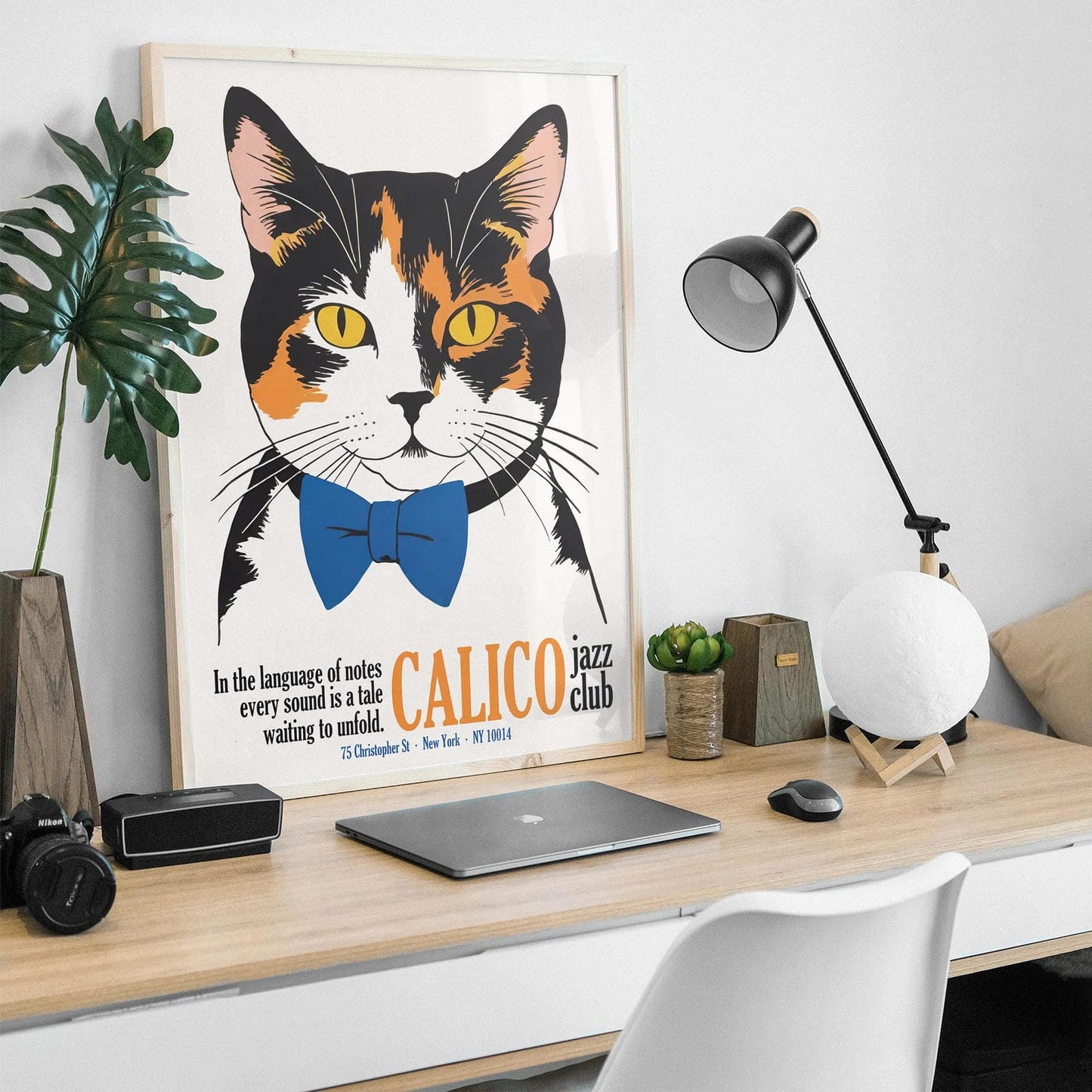 Calico Jazz Club NYC Retro Poster