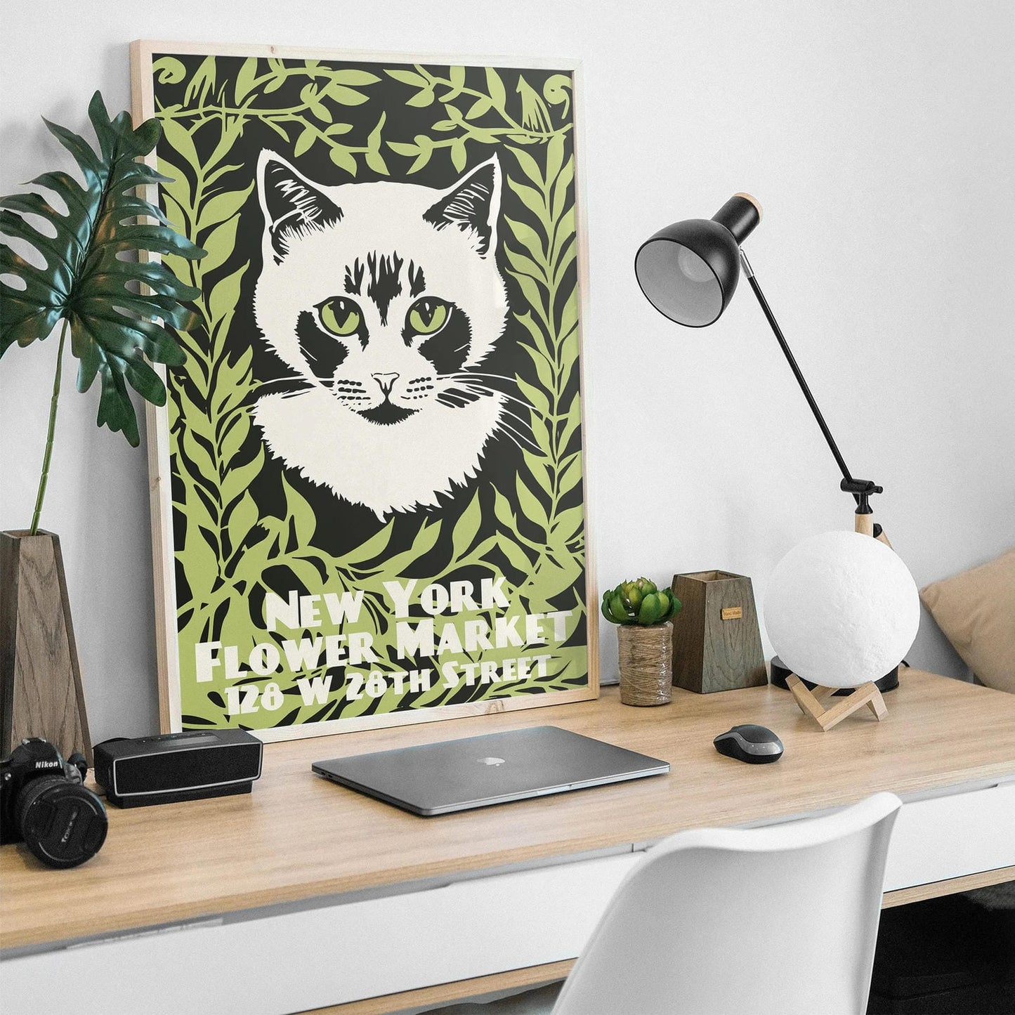 New York Flower Market Poster
