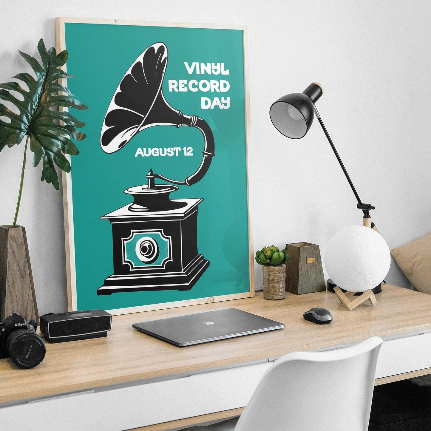 Vinyl Record Day Retro Poster